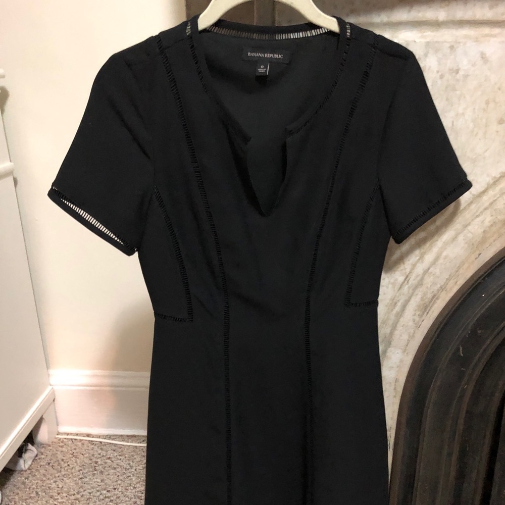 Banana Republic Fit and Flare Accented Dress